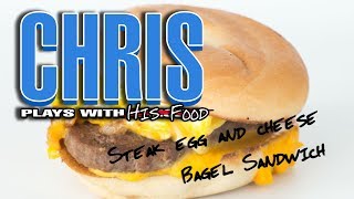 CPWHF  How to make a McDonalds Steak Egg and Cheese Bagel [upl. by Anigue433]