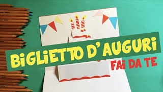 Biglietto Auguri Compleanno Fai Da Te 3D [upl. by Ergener863]