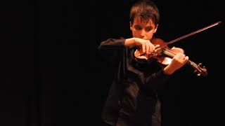 Severn Polish Dance violino Nicola Cicchino 10y [upl. by Anelrahs]