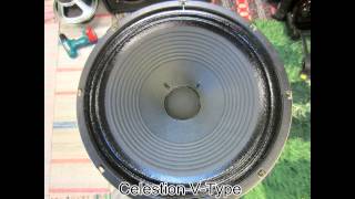 18 guitar speakers comparison Celestion Scumback Jensen Eminence [upl. by Ultima]