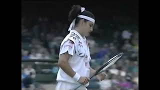 Arantxa Sanchez Vicario vs Katerina Maleeva  1994 Wimbledon R1 Highlights [upl. by Deeyn77]