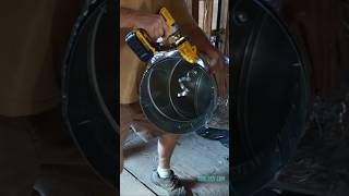 DeWalt 18Ga Shear Attachment hvac construction diy [upl. by Kieran]