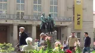 Nationaltheater in Weimar mit GoetheSchillerDenkmal [upl. by Bernardo]