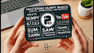 Mastering NumPy Basics Arrays Arithmetic and Matrix Operations Explained [upl. by Casta]