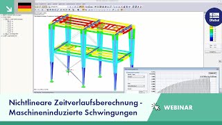 Webinar Nichtlineare Zeitverlaufsberechnung  Maschineninduzierte Schwingungen [upl. by Edras]