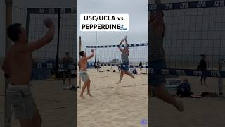 USC UCLA Alumni vs Pepperdine Alumni🏐 beachvolleyball volleyball volleyballworld ucla usc [upl. by Aiasi]