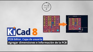 KiCad 8 Agregar cotas al PCB e información extra [upl. by Rist]