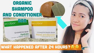 Shampoo and Conditioner Bar review  ECOBAR  organic shampoo  Buhay Zero Waste [upl. by Felt]