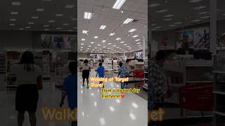 Walking at target store shorts short youtubeshorts shopping usa america walking [upl. by Joice114]