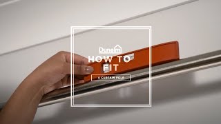 How to Fit a Curtain Pole [upl. by Akived398]