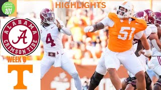 Alabama Crimson Tide vs Tennessee Volunteers Highlights Football [upl. by Ver]