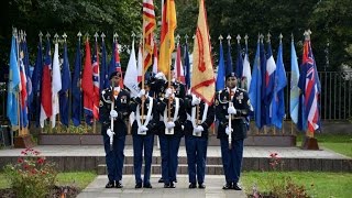 Letzter Fahnenappell der Amerikaner in Schweinfurt [upl. by Anigger524]