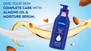 NIVEA Nourishing Body milk  5in1 Complete Care  All You Need nivea nivealotion review [upl. by Denae324]