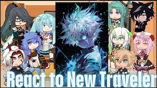 Genshin impact react to killua zoldyck as New Traveler  Gacha Reaction  hunter x hunter [upl. by Osner]