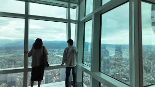 Taiwans Tallest Building Exploring Taipei 101 Mall Observatory amp Secret Garden [upl. by Enninaej]