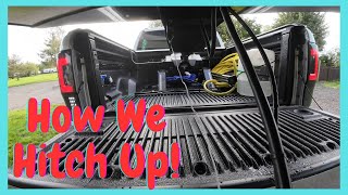 Hitching Up our 5Th Wheel to our Ford Ranger [upl. by Shaffer]