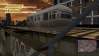 Driver 2  A Really weird glitch in the Chicagos train [upl. by Say630]