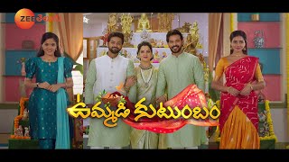 Ummadi Kutumbam Promo  Brand New Serial  Coming Soon  Zee Telugu [upl. by Kcirdneked]