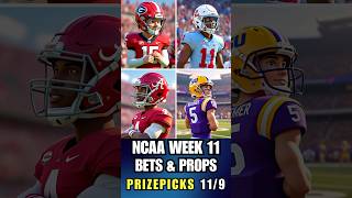 Week 11 College Football Predictions amp Picks  Props  Prizepicks [upl. by Aeikan]