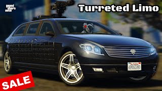 Turreted Limo Review  SALE  GTA Online  MercedesBenz E Class Limousine  Worth Mercedes Limo [upl. by Halden]