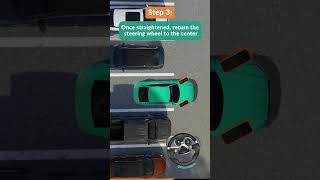 Reverse Parking in 4 Steps 😎 parking parkingtips parkinglesson driving driverslicense driver [upl. by Romine]