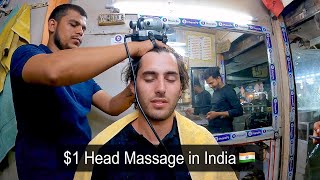 1 Head Massage in India 🇮🇳 [upl. by Ebeneser]