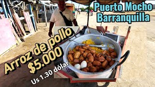 LA TRISTE HISTORIA DEL SEÑOR QUE VENDE BARATO EL ARROZ DE POLLO EN PUERTO MOCHO Enor Morelos [upl. by Dnaltroc]