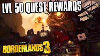 BORDERLANDS 3 HOW TO GET LEVEL 50 QUEST REWARDS [upl. by Uase]