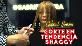 Paso a paso para crear corte de cabello En tendencia Shaggy BY GABRIEL SAMRA [upl. by Namso]