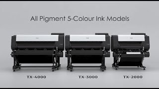 Canon imagePROGRAF TX Series of Pigment ink CADAECGIS and Poster printers [upl. by Daahsar]