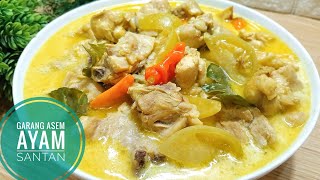 RESEP GARANG ASEM AYAM SANTAN [upl. by Eirrab748]