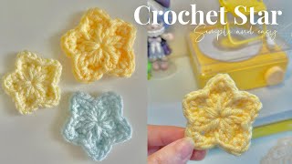 ⭐How To Crochet a Star ⭐ [upl. by Gelasias]