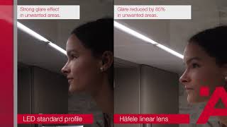 Hafele Linear Lens  LED Surface Lighting for your furniture [upl. by Ramunni320]