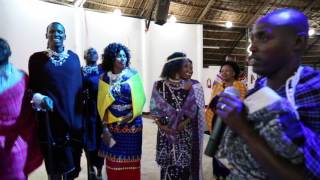 Longido Maasai Warriors at Maa Night in Arusha July 2017 2 [upl. by Fosque]