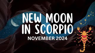 New Moon in Scorpio ♏️ Learn Why this Dark Moon is Different from other New Moons 🌑 [upl. by Beverle]