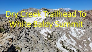 Dry Creek Trailhead Alpine Utah To White Baldy Summit [upl. by Felicity925]