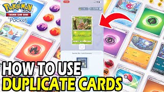 How to Use Duplicate Cards in Pokemon TCG Pocket [upl. by Marchelle153]