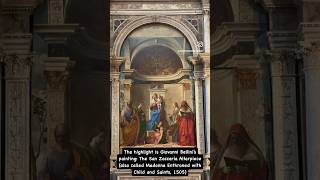 The Church of San Zaccaria housed Giovanni Bellini’s painting The San Zaccaria Altarpiece 1505 [upl. by Larimore]