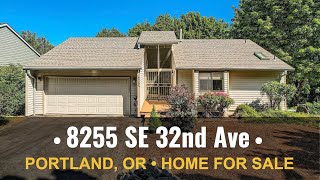 Home For Sale  8255 SE 32nd Ave Portland OR 97202 [upl. by Mharba]