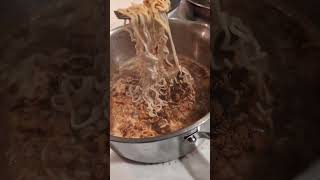 Fire Yakisoba Noodles instant cooking 🥩🔪 ramen noodles 😋🍜 delicious 🤤 ramennoodles [upl. by Aylsworth]