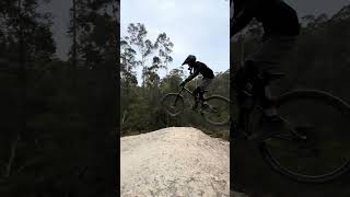 Narooma  “Chilli and Lime”  GoPro VS IPhone Narooma mtb jumptrail jumpline dhmtb mtbjumps [upl. by Nairda]