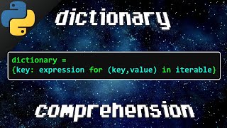 Python dictionary comprehension 🕮 [upl. by Gael]