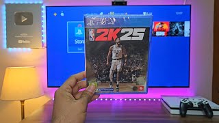 NBA 2K25 PS4 Slim Unboxing  Gameplay [upl. by Mairim]