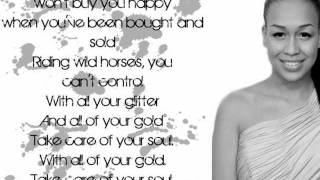 Rebecca Ferguson  Glitter and Gold LYRICS [upl. by Mcgray270]