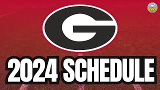 2024 Georgia Football Schedule Preview GAMEBYGAME ANALYSIS [upl. by Malas]