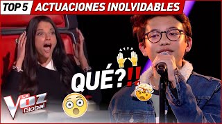 Actuaciones INOLVIDABLES de los pequeños artistas de La Voz Kids [upl. by Zurek]