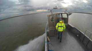 Commercial 695 mtr Aluminuim CatamaranFishing Boat Trial 2 [upl. by Ahsym]