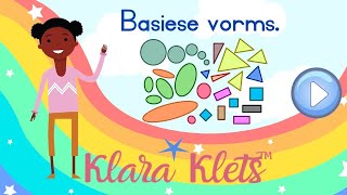 Klara Klets kyk na Basiese Vorms Kom ons kyk na vorms in Afrikaans [upl. by Aetnuahs412]