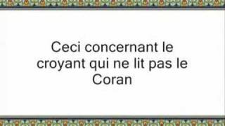 Les Bienfaits De La Lecture Du Coran ArabicFrench [upl. by Massingill]