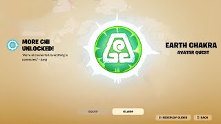 How To Complete Earth Chakra quests in Fortnite  All Avatar Elements quest Day 2 challenges [upl. by Swithbart]